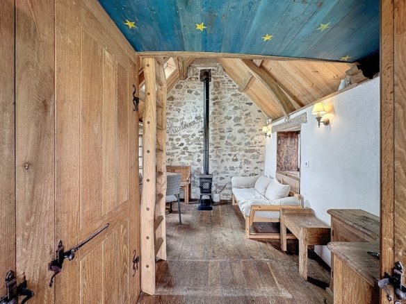 PORSPODER : magnifique vue mer pour ce cosy penty avec jardin et terrasse