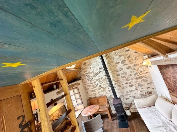 PORSPODER : magnifique vue mer pour ce cosy penty avec jardin et terrasse
