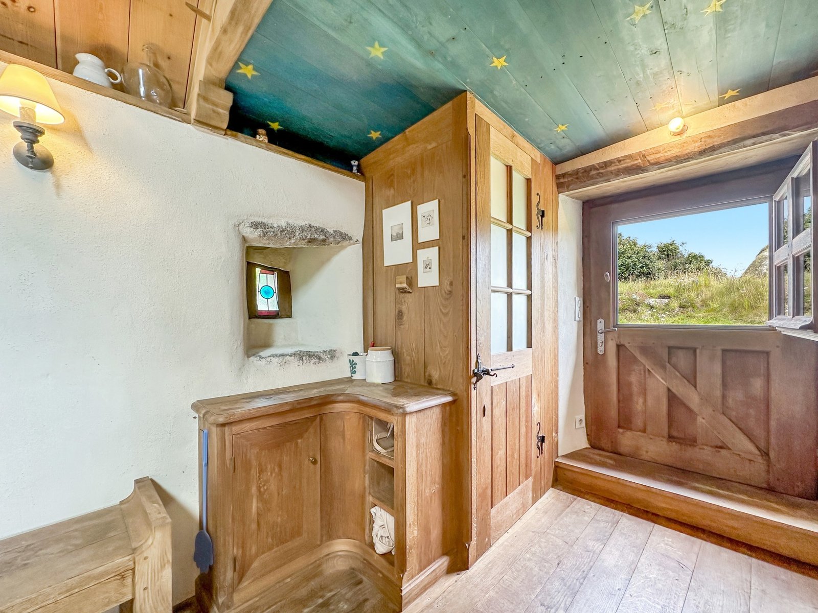 PORSPODER : magnifique vue mer pour ce cosy penty avec jardin et terrasse
