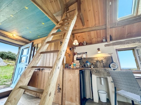 PORSPODER : magnifique vue mer pour ce cosy penty avec jardin et terrasse