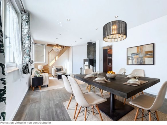 LESNEVEN : jolie maison avec 4 chambres, sous-sol complet et jardin