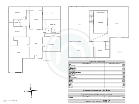 BREST : au calme, superbe loft de 285m² avec 4 chambres, garage et patio