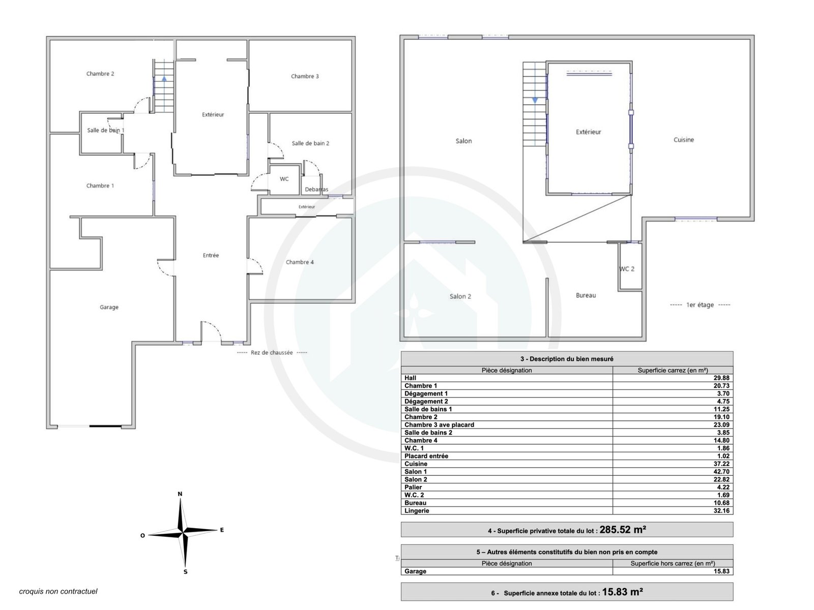 BREST : au calme, superbe loft de 285m² avec 4 chambres, garage et patio