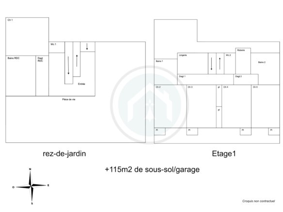 BOHARS : superbe propriété avec demeure 5 chambres, terrasse, sous-sol et 2000m² de terrain