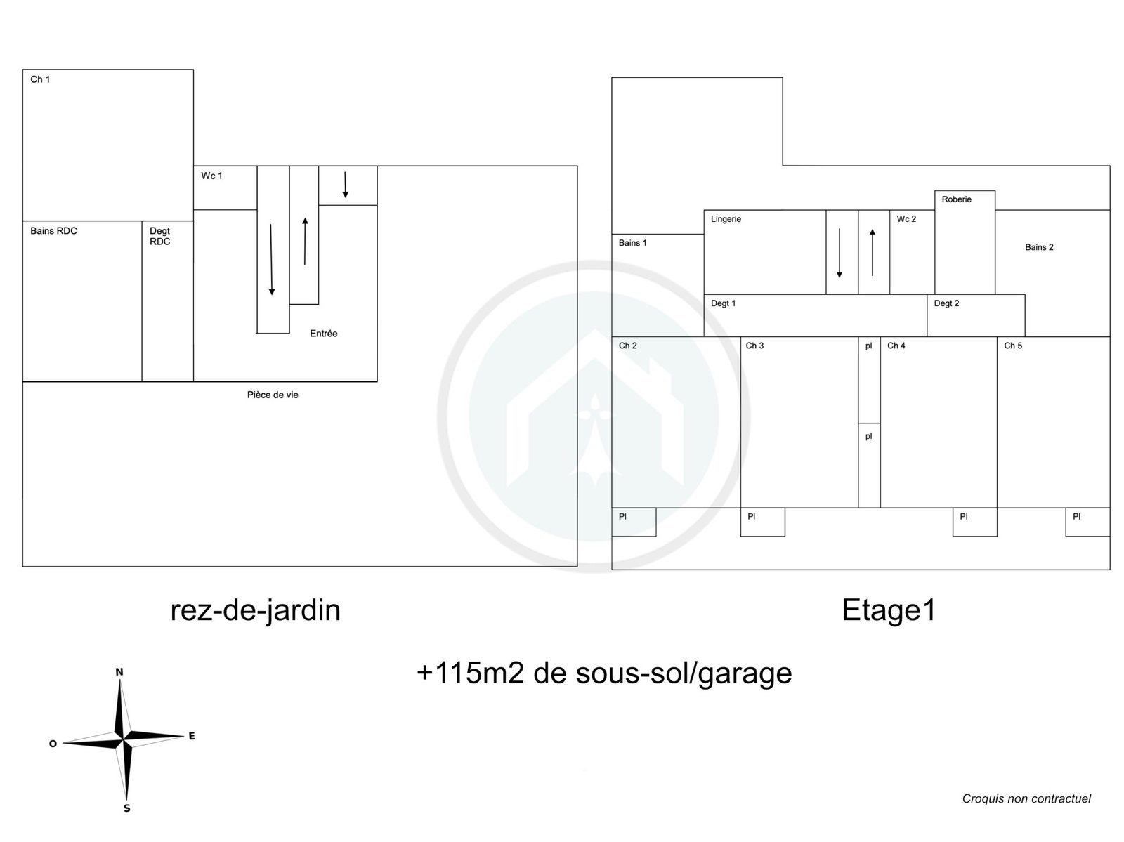 BOHARS : superbe propriété avec demeure 5 chambres, terrasse, sous-sol et 2000m² de terrain