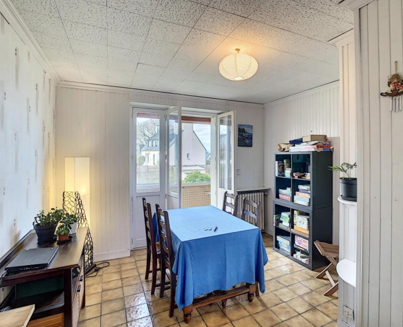 LAMBEZELLEC : jolie maison de ville 3 chambres, grand balcon, garage et jardin