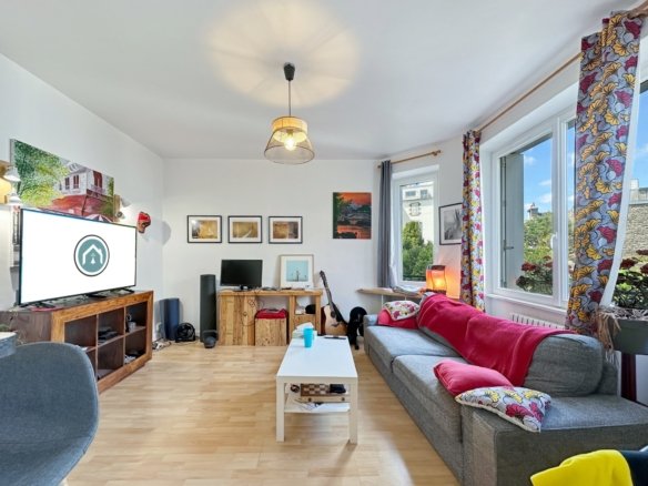BREST SAINT MICHEL : charmant T3 cosy de 56m² sans vis-à-vis