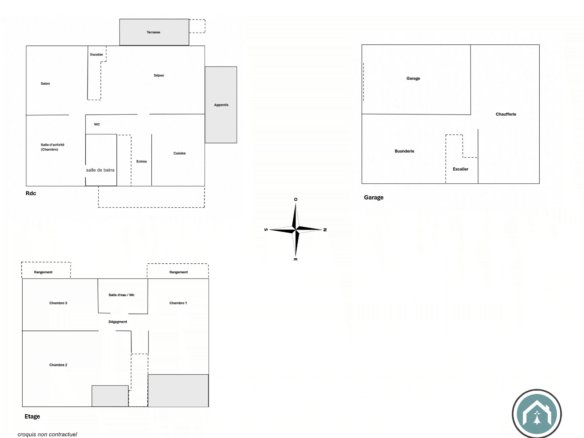 BREST : charmante maison non mitoyenne avec garage sous-sol, pergola et jardin clos