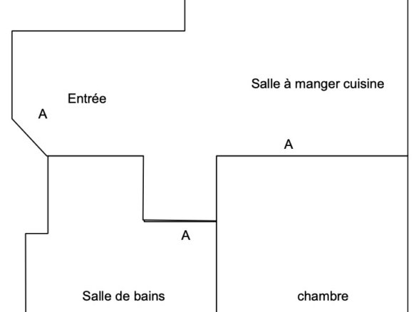 BREST SAINT MICHEL : Bel appartement T2 au dernier étage avec vue rade