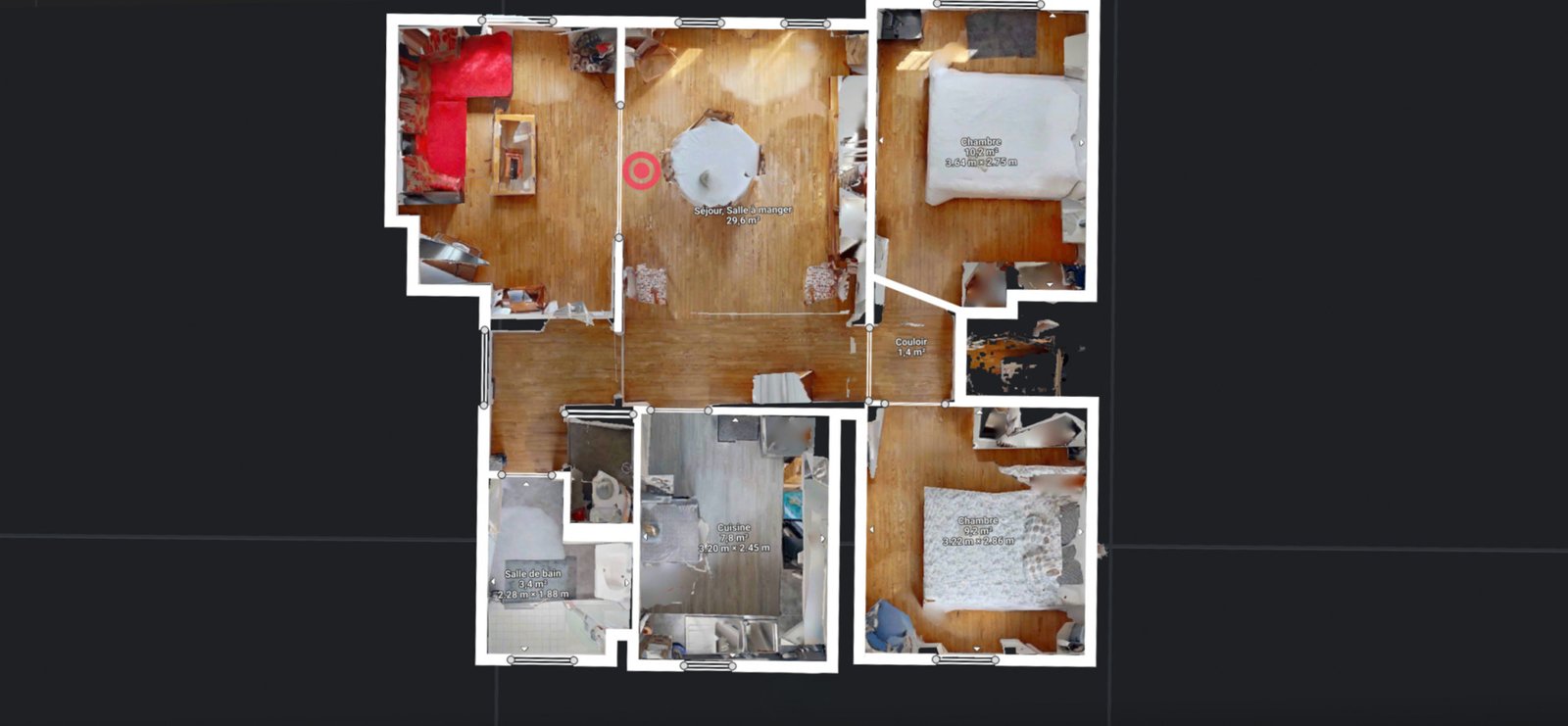 BREST appartement T3/4 de 65 m2 habitable proche Strasbourg