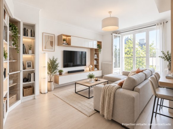 EXCLUSIVITÉ : BEL APPARTEMENT T4 DE 68 M² PROCHE DE STRASBOURG