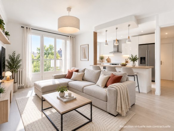 EXCLUSIVITÉ : BEL APPARTEMENT T4 DE 68 M² PROCHE DE STRASBOURG