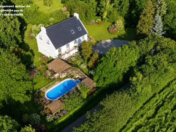 GUILERS : propriété avec maison 12 pièces  7 chambres sur une parcelle de 10390 m2