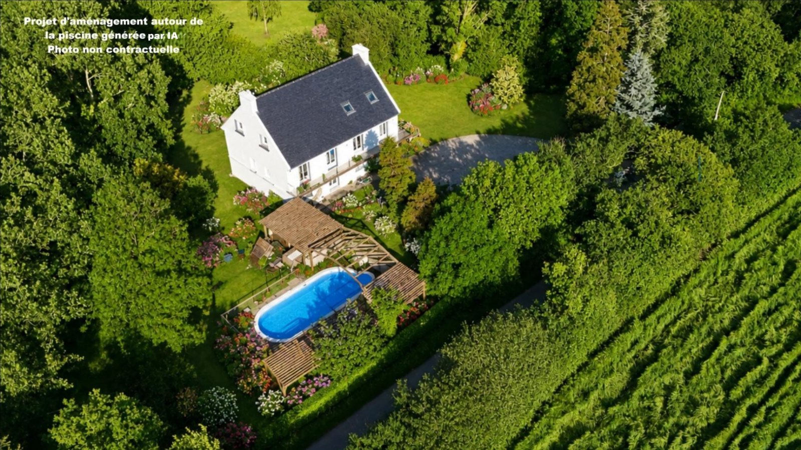 GUILERS : propriété avec maison 12 pièces  7 chambres sur une parcelle de 10390 m2