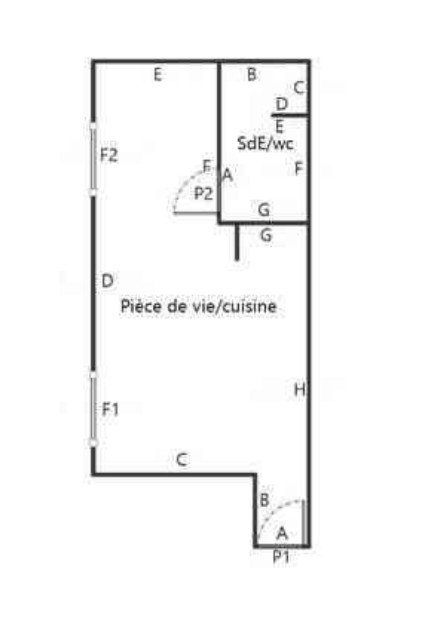 LE RELECQ-KERHUON : À LOUER JOLI APPARTEMENT T1BIS MEUBLÉ