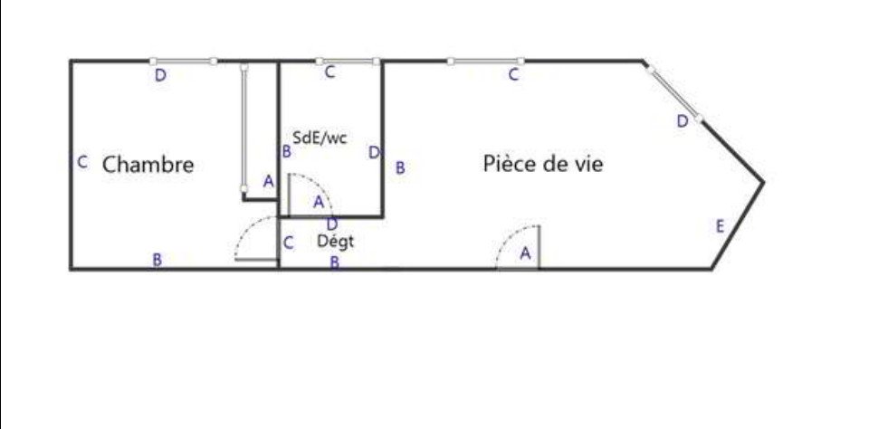 LE RELECQ-KERHUON : À LOUER APPARTEMENT T1 MEUBLÉ