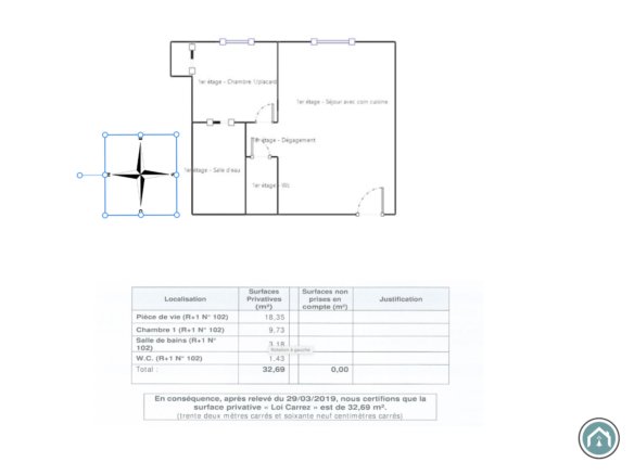 EXCLUSIVITE : appartement T1 à louer Brest  